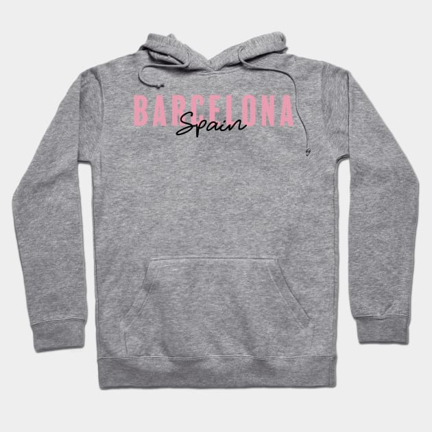 Barcelona, Spain Hoodie by aterkaderk